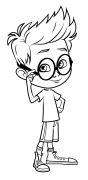 M. Peabody et Sherman Coloriage En Ligne